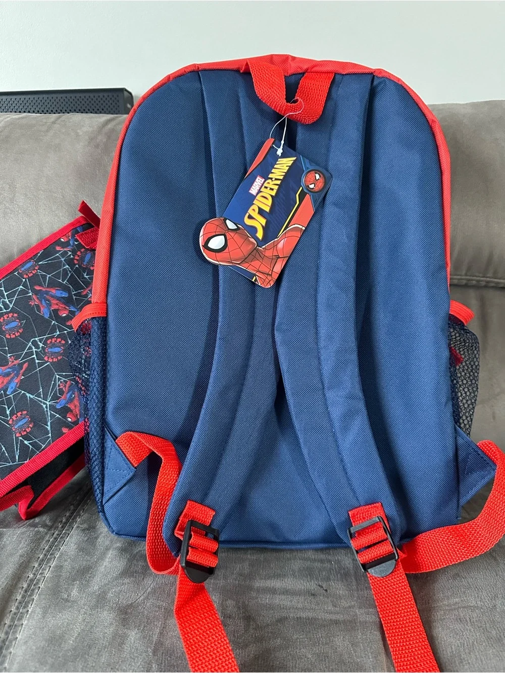 Marvel Spider-Man Kids Backpack Lunch Bag and Pencil Case 3-Piece School Set